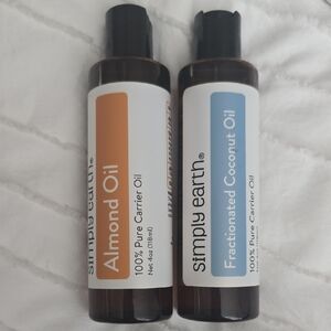 Almond & Coconut Oil Set - Brown and Blue